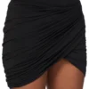 Jupe RICK OWENS LILIES FW25 CONCORDIANS LUNA en jersey crêpe de viscose LI02E3309CVI-09 Jupe RICK OWENS LILIES FW25 CONCORDIANS LUNA en jersey crêpe de viscose LI02E3309CVI-09