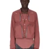 RICK OWENS FW25 CONCORDIANS CARGO JUT EN NYLON MAT ROSEWOOD. RU02E1762MT-13 RICK OWENS FW25 CONCORDIANS CARGO JUT EN NYLON MAT ROSEWOOD. RU02E1762MT-13