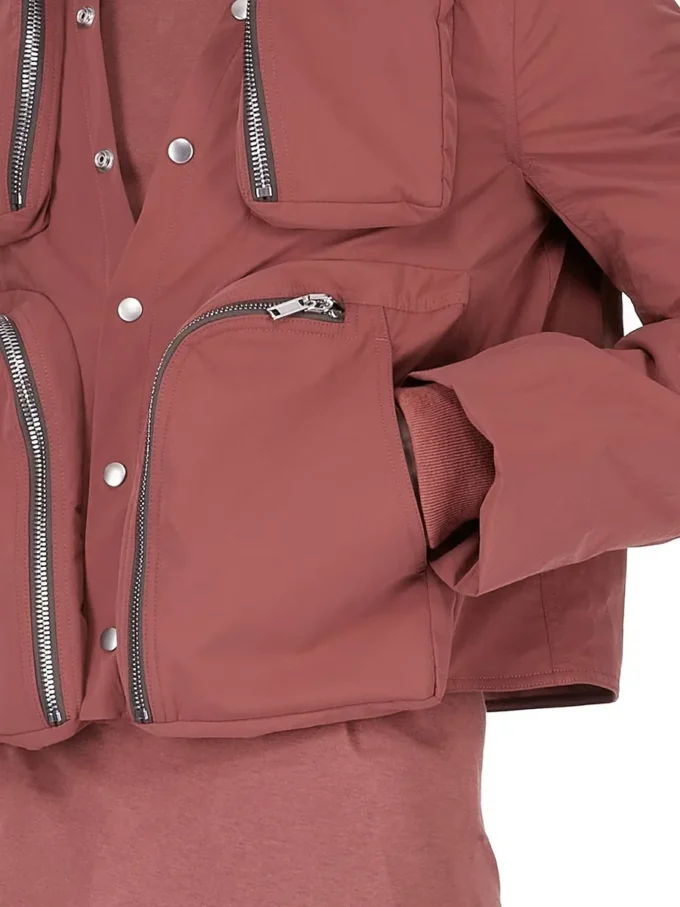 RICK OWENS FW25 CONCORDIANS CARGO JUT EN NYLON MAT ROSEWOOD. RU02E1762MT-13 RICK OWENS FW25 CONCORDIANS CARGO JUT EN NYLON MAT ROSEWOOD. RU02E1762MT-13