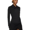 RICK OWENS FW25 CONCORDIANS KAIRO HAUT À MANCHES LONGUES EN JERSEY CRÊPE DE VISCOSE NOIR LI02E3212CVI-09 RICK OWENS FW25 CONCORDIANS KAIRO HAUT À MANCHES LONGUES EN JERSEY CRÊPE DE VISCOSE NOIR LI02E3212CVI-09