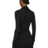 RICK OWENS FW25 CONCORDIANS KAIRO HAUT À MANCHES LONGUES EN JERSEY CRÊPE DE VISCOSE NOIR LI02E3212CVI-09 RICK OWENS FW25 CONCORDIANS KAIRO HAUT À MANCHES LONGUES EN JERSEY CRÊPE DE VISCOSE NOIR LI02E3212CVI-09