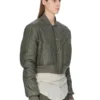 RICK OWENS FW25 CONCORDIANS VESTE DE VOL MATELASSÉE EN NYLON LÉGER BOSCO. RU02E1727NPT1-25 RICK OWENS FW25 CONCORDIANS VESTE DE VOL MATELASSÉE EN NYLON LÉGER BOSCO. RU02E1727NPT1-25