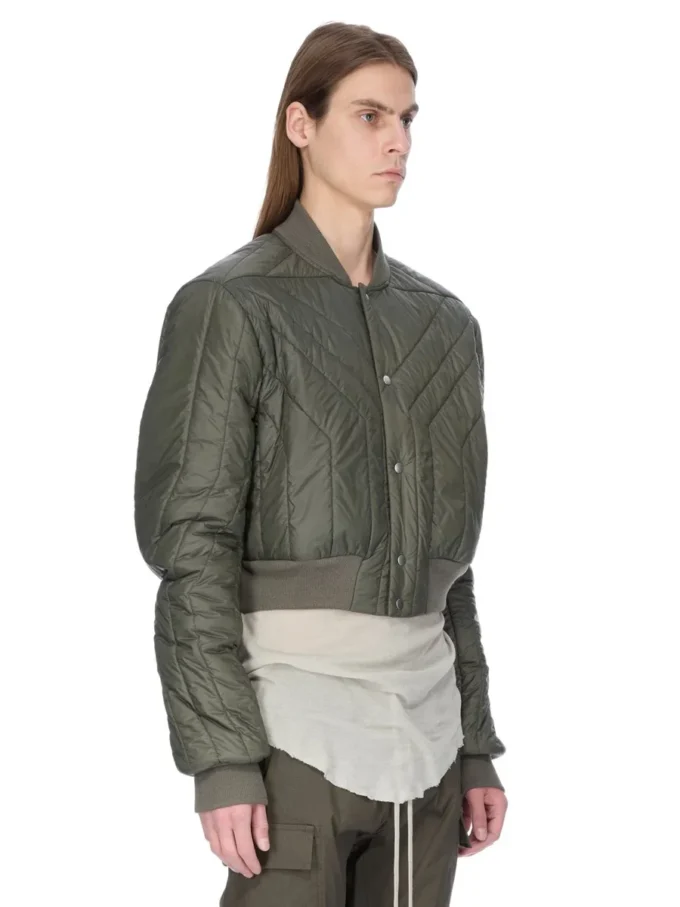 RICK OWENS FW25 CONCORDIANS VESTE DE VOL MATELASSÉE EN NYLON LÉGER BOSCO. RU02E1727NPT1-25 RICK OWENS FW25 CONCORDIANS VESTE DE VOL MATELASSÉE EN NYLON LÉGER BOSCO. RU02E1727NPT1-25