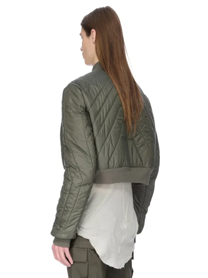 RICK OWENS FW25 CONCORDIANS VESTE DE VOL MATELASSÉE EN NYLON LÉGER BOSCO. RU02E1727NPT1-25 RICK OWENS FW25 CONCORDIANS VESTE DE VOL MATELASSÉE EN NYLON LÉGER BOSCO. RU02E1727NPT1-25