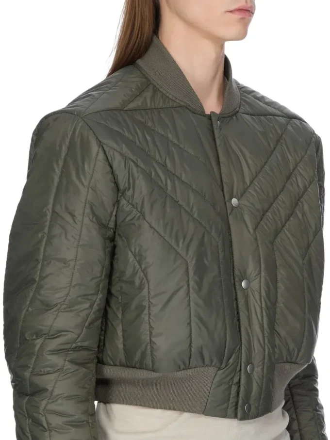 RICK OWENS FW25 CONCORDIANS VESTE DE VOL MATELASSÉE EN NYLON LÉGER BOSCO. RU02E1727NPT1-25 RICK OWENS FW25 CONCORDIANS VESTE DE VOL MATELASSÉE EN NYLON LÉGER BOSCO. RU02E1727NPT1-25