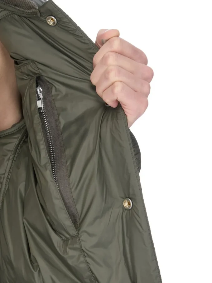 RICK OWENS FW25 CONCORDIANS VESTE DE VOL MATELASSÉE EN NYLON LÉGER BOSCO. RU02E1727NPT1-25 RICK OWENS FW25 CONCORDIANS VESTE DE VOL MATELASSÉE EN NYLON LÉGER BOSCO. RU02E1727NPT1-25