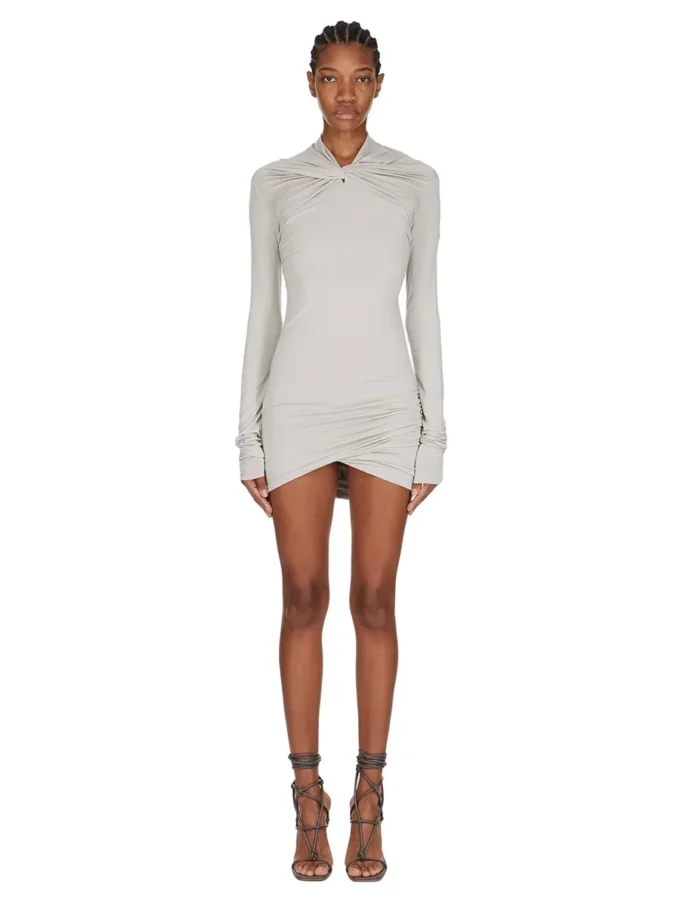 RICK OWENS LILIES FW25 CONCORDIANS KAIRO MINI EN JERSEY MÉLANGÉ CACHEMIRE LI02E3568JBWS-08 RICK OWENS LILIES FW25 CONCORDIANS KAIRO MINI EN JERSEY MÉLANGÉ CACHEMIRE LI02E3568JBWS-08