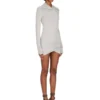 RICK OWENS LILIES FW25 CONCORDIANS KAIRO MINI EN JERSEY MÉLANGÉ CACHEMIRE LI02E3568JBWS-08 RICK OWENS LILIES FW25 CONCORDIANS KAIRO MINI EN JERSEY MÉLANGÉ CACHEMIRE LI02E3568JBWS-08