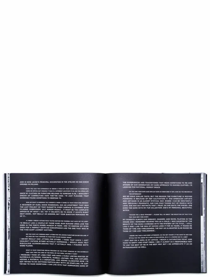 RICK OWENS – LIVRES BK17SFURNITURE RICK OWENS – LIVRES BK17SFURNITURE