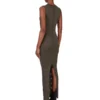 Robe débardeur Rick Owens automne-hiver 2025 Concordians, motif Bosco, maille Rasato légère RP02E4676MLK-25 Robe débardeur Rick Owens automne-hiver 2025 Concordians, motif Bosco, maille Rasato légère RP02E4676MLK-25