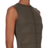 Robe débardeur Rick Owens automne-hiver 2025 Concordians, motif Bosco, maille Rasato légère RP02E4676MLK-25 Robe débardeur Rick Owens automne-hiver 2025 Concordians, motif Bosco, maille Rasato légère RP02E4676MLK-25