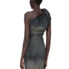 Robe Twist RICK OWENS FW25 CONCORDIANS en denim stretch dégradé DRKDUST. RP02E4521SDKDEG-78D Robe Twist RICK OWENS FW25 CONCORDIANS en denim stretch dégradé DRKDUST. RP02E4521SDKDEG-78D
