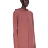 SWEAT À CAPUCHE SURDIMENSIONNÉ RICK OWENS FW25 CONCORDIANS EN MAILLE RASATO LÉGÈRE BOIS DE ROSE. RP02E4613M-13 SWEAT À CAPUCHE SURDIMENSIONNÉ RICK OWENS FW25 CONCORDIANS EN MAILLE RASATO LÉGÈRE BOIS DE ROSE. RP02E4613M-13
