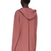 SWEAT À CAPUCHE SURDIMENSIONNÉ RICK OWENS FW25 CONCORDIANS EN MAILLE RASATO LÉGÈRE BOIS DE ROSE. RP02E4613M-13 SWEAT À CAPUCHE SURDIMENSIONNÉ RICK OWENS FW25 CONCORDIANS EN MAILLE RASATO LÉGÈRE BOIS DE ROSE. RP02E4613M-13
