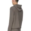 SWEAT À CAPUCHE ZIPPÉ RICK OWENS FW25 CONCORDIANS PRÉ-COLLECTION EN MAILLE CACHEMIRE DUST LAS PALMAS. RU02E1666KLWS-34 SWEAT À CAPUCHE ZIPPÉ RICK OWENS FW25 CONCORDIANS PRÉ-COLLECTION EN MAILLE CACHEMIRE DUST LAS PALMAS. RU02E1666KLWS-34