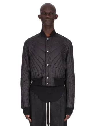 VESTE DE VOL MATELASSÉE RICK OWENS FW25 CONCORDIANS EN NYLON LÉGER NOIR RU02E1727NPT1-09 VESTE DE VOL MATELASSÉE RICK OWENS FW25 CONCORDIANS EN NYLON LÉGER NOIR RU02E1727NPT1-09