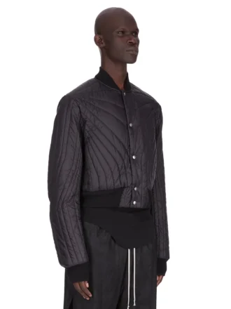 VESTE DE VOL MATELASSÉE RICK OWENS FW25 CONCORDIANS EN NYLON LÉGER NOIR RU02E1727NPT1-09 VESTE DE VOL MATELASSÉE RICK OWENS FW25 CONCORDIANS EN NYLON LÉGER NOIR RU02E1727NPT1-09