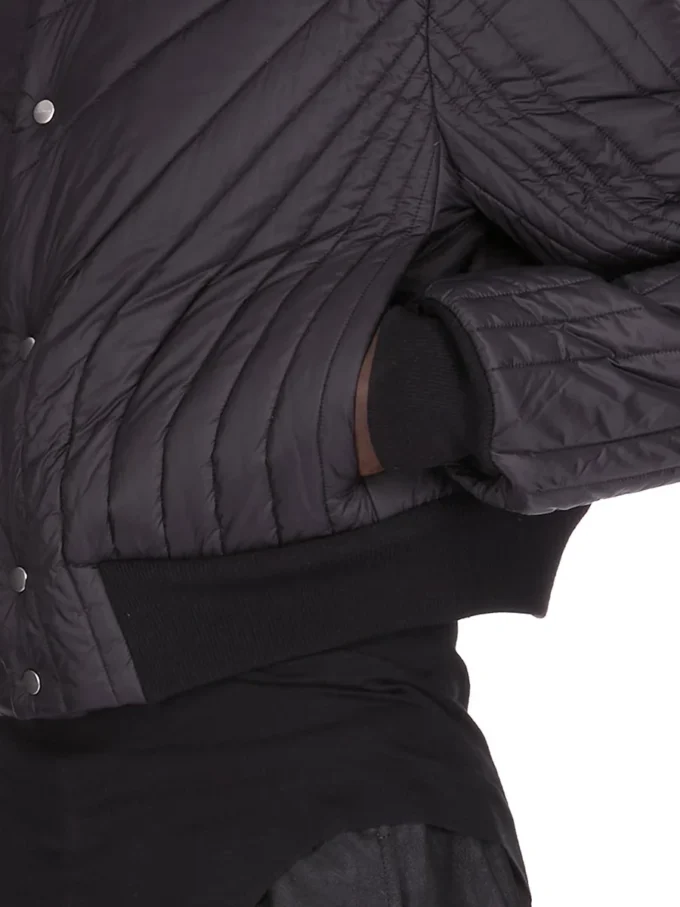 VESTE DE VOL MATELASSÉE RICK OWENS FW25 CONCORDIANS EN NYLON LÉGER NOIR RU02E1727NPT1-09 VESTE DE VOL MATELASSÉE RICK OWENS FW25 CONCORDIANS EN NYLON LÉGER NOIR RU02E1727NPT1-09