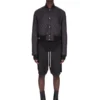 VESTE DE VOL MATELASSÉE RICK OWENS FW25 CONCORDIANS EN NYLON LÉGER NOIR RU02E1727NPT1-09 VESTE DE VOL MATELASSÉE RICK OWENS FW25 CONCORDIANS EN NYLON LÉGER NOIR RU02E1727NPT1-09