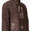 VESTE DRKSHDW FW25 CONCORDIANS À FERMETURE ÉCLAIR DISSIMULÉE EN COTON BROSSÉ DRKDUST. DU02E7775BMO-78